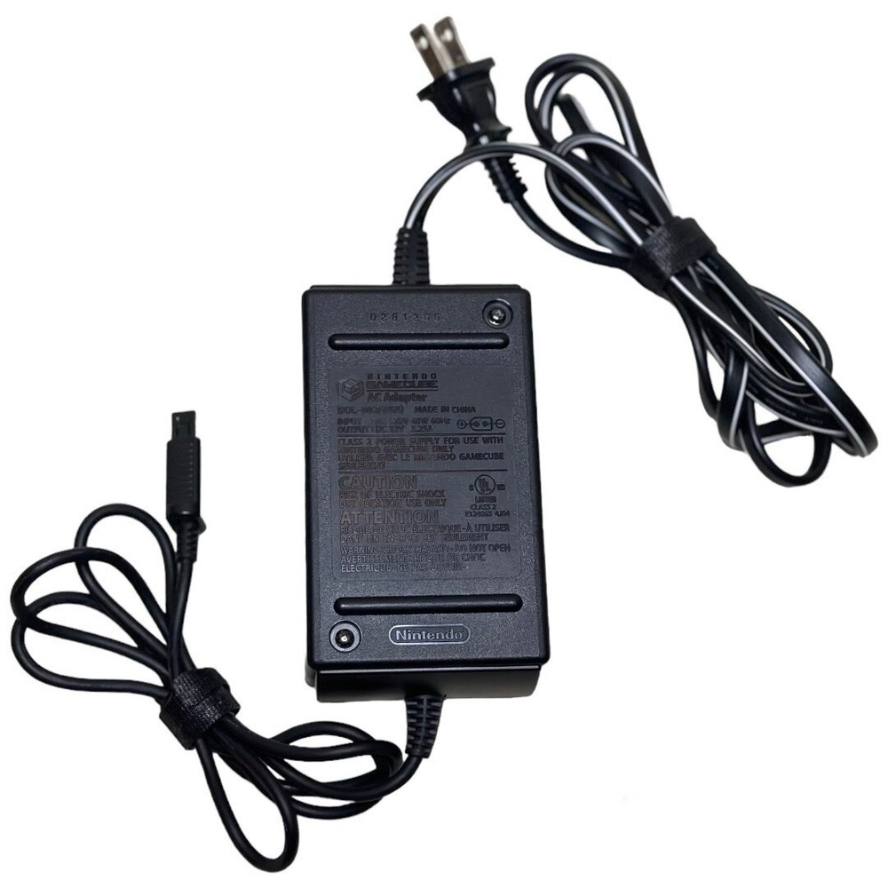 Official Nintendo Gamecube Power Supply AC Adapter DOL-002 Original Power Cord